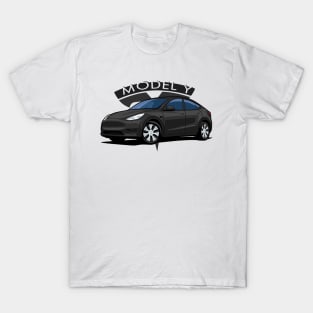 Model Y electric car black T-Shirt